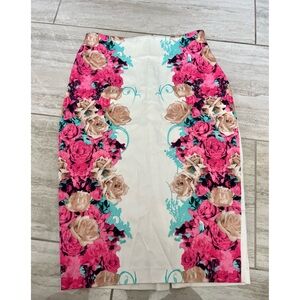 Kardashian Kollection Floral Print Women's Skirt- M